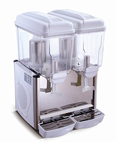 Saro Kaltgetränke-Dispenser Corolla 2W, Edelstahl, weiß, 43 x 43 x 64 cm