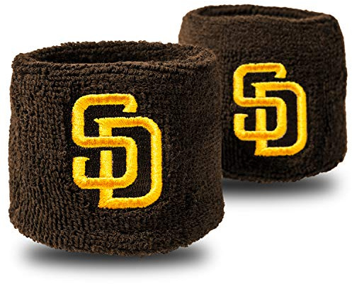 Franklin Sports MLB Team-Lizenz-Baseball-Armbänder, MLB-Team-Logo, Schweißbänder, ideal für Kostüme und Uniformen, 1 Paar