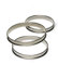 Gobel - Anillo para Tartas de Acero Inoxidable Ø 10 cm - Anillo para Tartas con Bordes enrollados - Altura 2,7 cm - Desmoldeo rápido Made in France