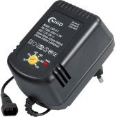 Nimo Ladegerät für Akku Pack Ni-Cd/Ni-MH, 12 V, 300 mA, Rot