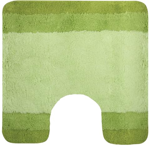 Spirella 1009229 WC-Vorleger mit Ausschnitt Balance kiwi 55x55 cm