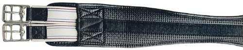PFIFFsoft Sattelgurt mit Gummizug, schwarz 115cm
