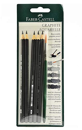 Arts & Crafts - 2 x Graphite Aquarelle Set mit Pinsel - FC117897x2 -. Faber Castell