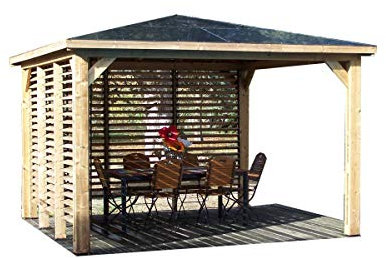 Carport aluminium avec toit 1/2 rond