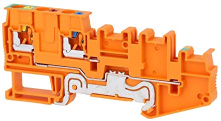 PHOENIX CONTACT PTIO-IN 2,5/4-PE OG Initiatoren-/Aktorenklemme, Einspeiseklemme mit Schutzleiterfunktion, 250 V, 20 A, Anzahl der Anschlüsse 3, Querschnitt 0,2 mm²-4 mm², 50 Stück