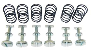 FIANCATINE KIT VITI + MOLLE PER BANDINE PIAGGIO CIAO R, SC, P, PX, FL