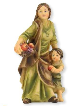 Johannes Krippe, Magd mit Kind für 10cm Figuren