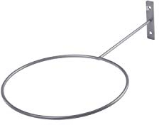 top | vit® Premium Wandhalterung zur Aufbewahrung von einem Gymnastikball I Ø 32cm I Farbe: Silber