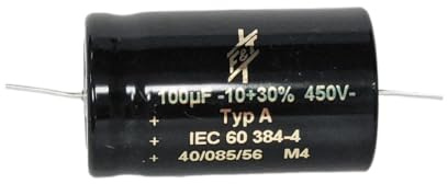 F&T Kondensator 100uF 450V für Verstärker oder altes Radio