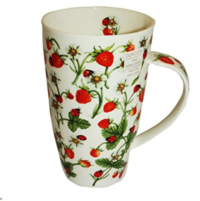 DUNOON Becher Form Henley Motiv DOVEDALE-STRAWBERRY