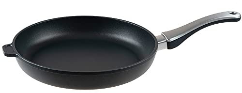 Pfannen Harecker Premium Aluguss Bratpfanne 28 cm Ø für alle Herdarten I 5cm Höhe I Made in Germany I Antihaft beschichtet I Pfanne Induktion für Bratkartoffeln Fisch Fleisch
