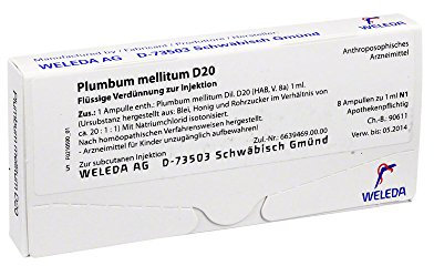 PLUMBUM MELLITUM D 20 Ampullen