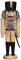 Seiffener Volkskunst | Nussknacker aus dem Erzgebirge | Husar mit Säbel 37 cm | Nussknacker Deko Figur | Original Erzgebirgische Volkskunst | 11202/8 | Natur