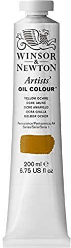Winsor & Newton Artists' Oil Paint, 200ml Tube, Yellow Ochre