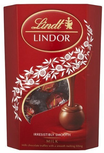 Lindt - Lindor - Milk Cornet - 200g (Pack of 4)