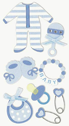 Heyda 203780627 Stick-On's Mix, Motiv: Baby Boy 1