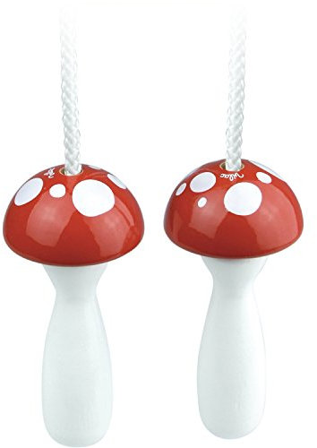 VILAC - Jeux et Jouets - Jeu de Plein Air - Corde à Sauter Amanite en bois laqué - Rouge - Activités Sportives - Jeu pour Enfants dès 5 ans - Fabriqué en France - 3024