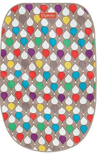Pirulos 70630900 - Colchoneta microfibra, diseño drops, color lino