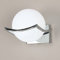 DAXGD Apliques de pared LED, Aplique de pared E27 para iluminación interior, IP20, Pantalla de bola de cristal de 15 cm