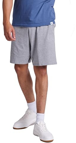 Russell Athletic Mens Cotton & Jogger with Pockets Short, Basic Cotton - Oxford, X-Large US