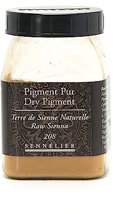 Sennelier Artist Dry Pigment 175 ml Jar - Raw Sienna by Sennelier