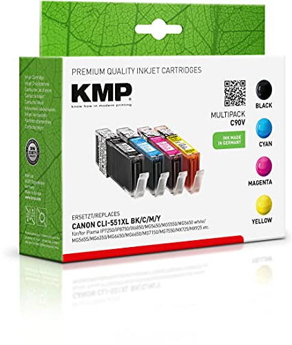 KMP Multipack für Canon Pixma IP7250/MG6350/MG7150, C90V
