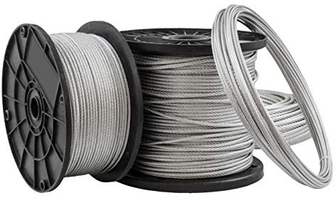 DQPP 5m acero cuerda de alambre 14mm galvanizado EN12385-4 6x37+FC