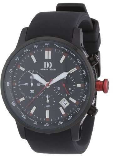 Danish Design Herren-Armbanduhr XL Analog Quarz Kautschuk 3314412