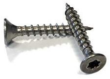 Spanplattenschrauben Edelstahl 3x16 mm - 200 Stück Holzschrauben A2 Torx Senkkopf