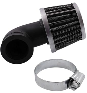 Supertec Sport Power Luftfilter 90 Grad, 28mm Anschlussweite, Roller, Moped, Mofa, Quad