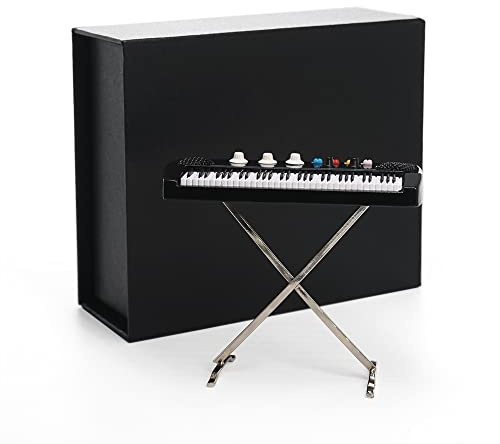 Odoria 1/12 Miniatur Keyboard Puppenhaus Musikinstrumente Zubehör