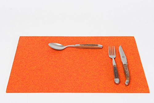 daff Filz Tischset, Set aus Filz 33 x 45 cm Sunset meliert