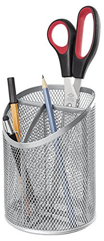 Wedo 65654 Butler Office (3 Fächer, pulverbeschichtetes Drahtmetall, 11 x 14,7 cm) silber