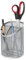 Wedo 65654 Butler Office (3 Fächer, pulverbeschichtetes Drahtmetall, 11 x 14,7 cm) silber