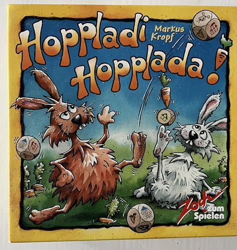 Zoch 601128500 - Hoppladi Hopplada, Karten- und Würfelspiel