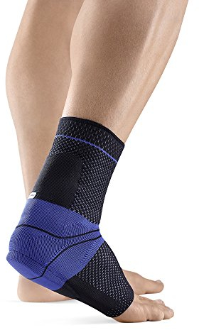 Bauerfeind AchilloTrain Knöchelbandage – atmungsaktive Knit Knöchelbandage für Gezielte Entlastung der Achillessehne ohne die Mobilität einzuschränken – schwarz, 4