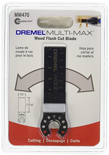 Dremel MM470 Multi-Max Longer Flush Cutter Oscillating Tool Accessory - Multi Tool Blades
