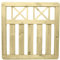 Ruby 3ft x 3ft (0.9m x 0.9m) Elite Cross Top Gate
