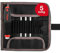 Wiha Schraubendreher mit Wechselklinge Kombiklingen-Satz SYSTEM 4 in Rolltasche (00613) / 5 teilig, Schlitz/Phillips, variable Klingenlänge, schnelles Umstecken