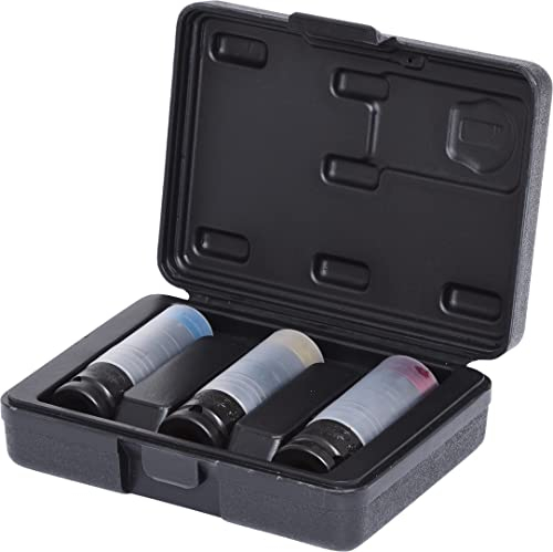 KS Tools 515.0990 - Pack de 3 llaves de vaso especiales para ruedas, para llantas de aluminio