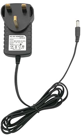 myVolts 12V power supply adaptor compatible with Seagate STBV2000200 External hard drive - UK plug