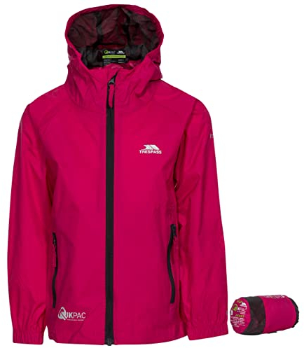 Trespass Qikpac Jacket Vestes Coupe-Pluie Homme, Rose, 3/4