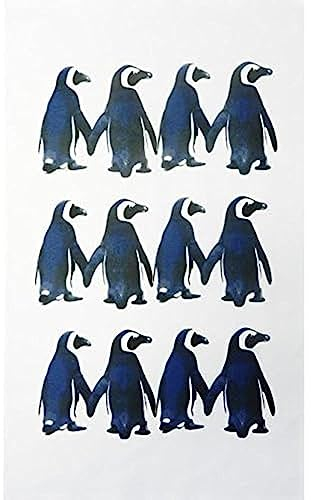 Half a Donkey Best of Friends Geschirrtuch, Pinguin, Baumwolle