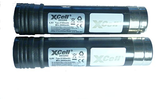 2 Akku für Black&Decker VP-100 , VersaPak, VP100,Ni-MH, 3,6V, 2100mAh
