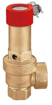 Caleffi Sicherheitsventil, weiblich, Chrom, Einheitsgröße