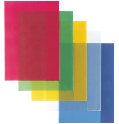 Herlitz 10418341 Hefthülle A5 transparent, 5 Stück