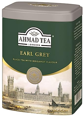 Ahmad Tea Earl Grey with Bergamot Flavour | Black tea - 100g Loose Leaf