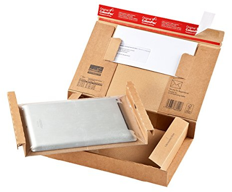 ColomPac CP066.04 Paket Versandkarton aus Wellpappe, 300 x 212 x 43 mm, braun, 20er Pack