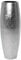 Pflanzkübel Bodenvase Fiberglas Magnum Silber Blatt-Optik Hochglanz - 116x34