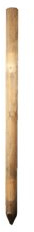Baumpfahl rund/Holz Rundhölzer/Holzpalisade 250 x Ø 10 cm (Länge x Durchmesser) als Sichtschutz oder Beetbegrenzung gespitzt, zylindrisch gefräst, einseitig gefast aus Kiefer/Fichte.